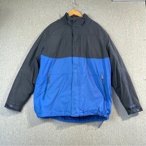 Wind River T Max Winter Jacket Men’s XL Black Blue Warm Polyester Fill Lining